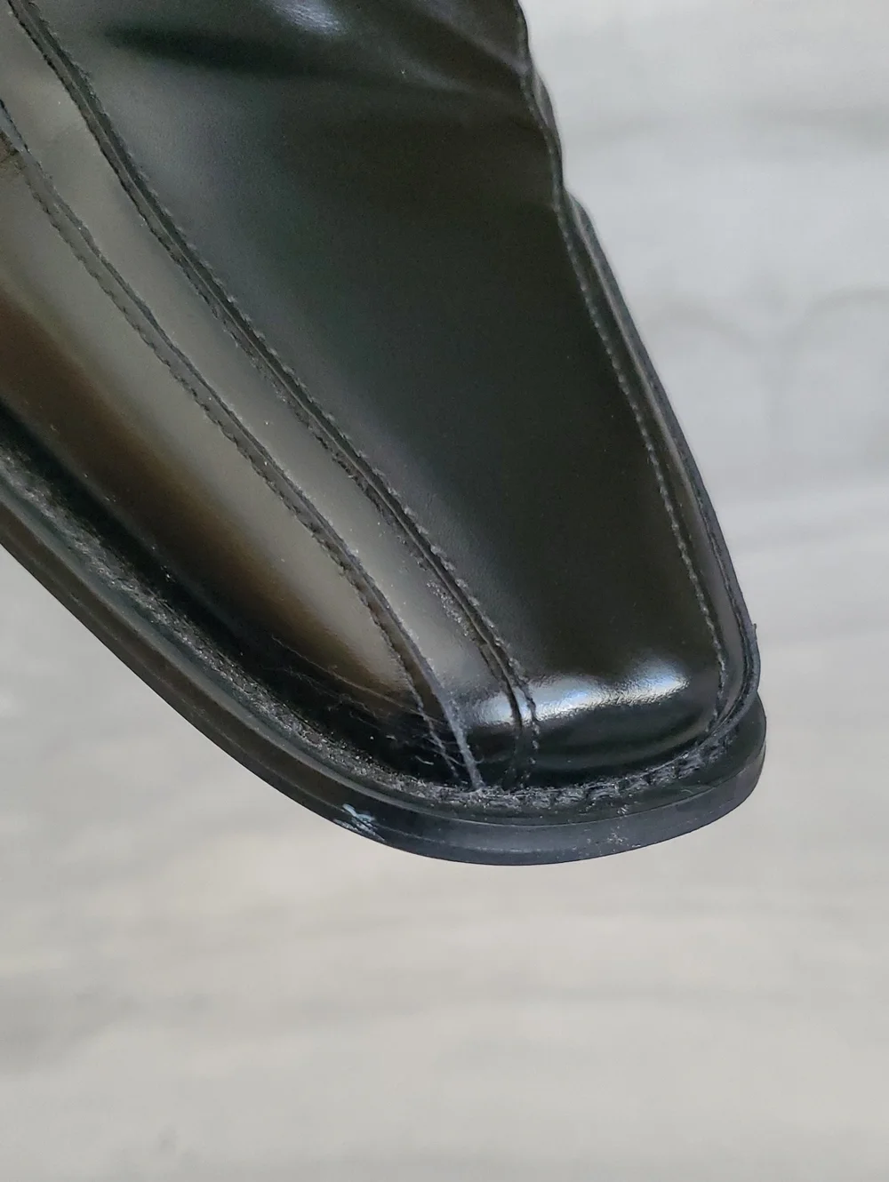 STACY ADAMS Black Leather Lace-Up Dress Shoes MEN'S SIZE: 9.5M